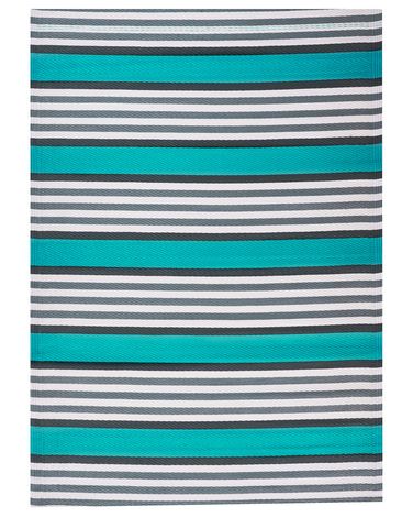 Outdoor Rug SAUGOR Turquoise 120 x 180 cm