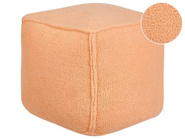 Pouf ALIPUR Bouclé Orange
