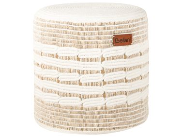 Poef ABTIN Jute Wit