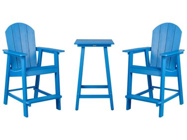 Bistro Set ADIRONDACK Blue