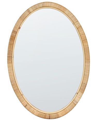 Miroir FOISSY 50 cm 70 cm Rotin Naturel