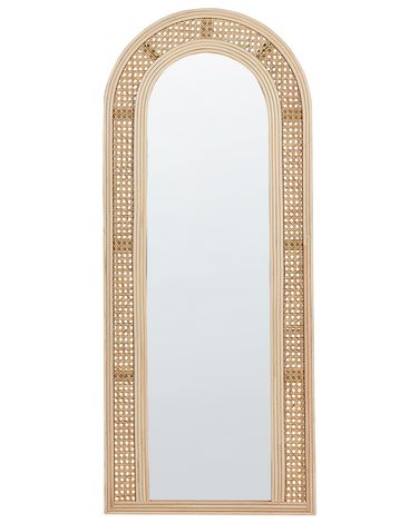 Miroir FRANEY 50 cm 120 cm Rotin Naturel