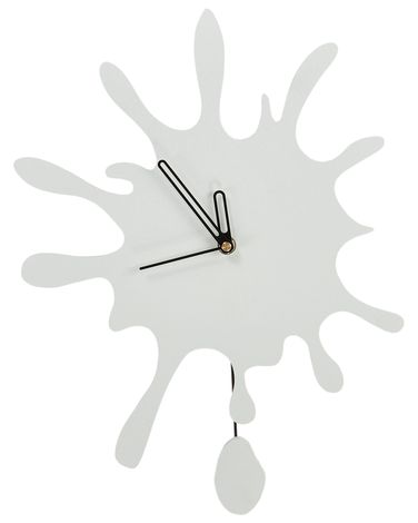 Horloge murale FULLY 27 cm Blanc