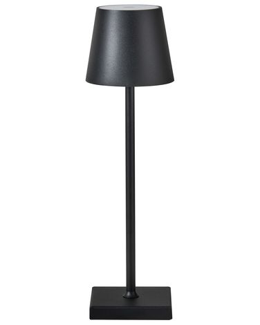 Lampe de table LED sans fil BACEIRO Avec variateur Métal Noir