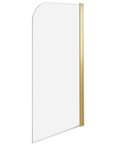 Paroi de bain douche LAPAN 140 x 70 cm Doré