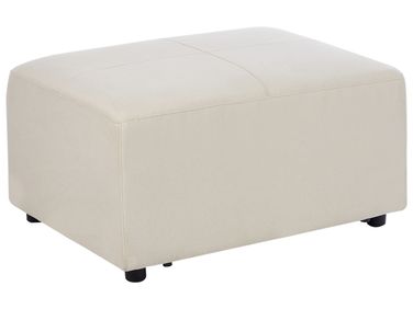 Ottoman KOHLO Tissu Beige clair