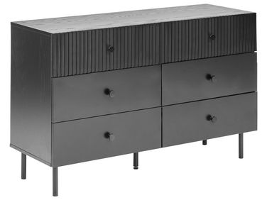 Ladekast 6 lades COVENTRY Zwart