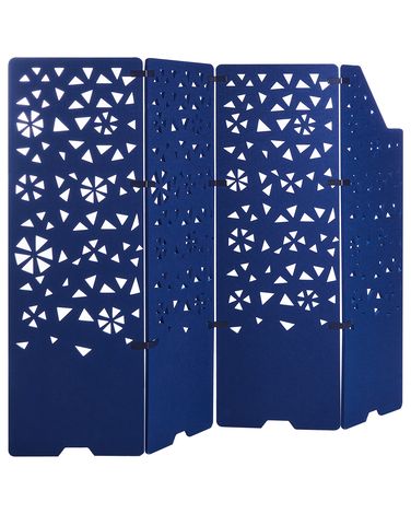Séparateur de bureau STARRY 240 x 180 cm Bleu marine
