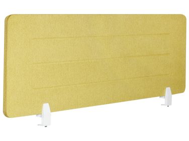 Cloison amovible de bureau ZIGGY 130 x 40 cm Jaune
