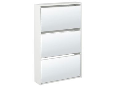 Meuble à chaussures MIDFIELD avec rangement Blanc