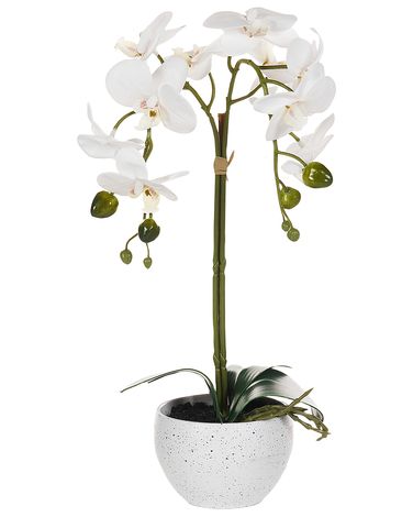 Kunstplant ORCHID 42 cm Wit