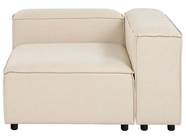 Module d'angle ARDAL Tissu Beige Côté gauche