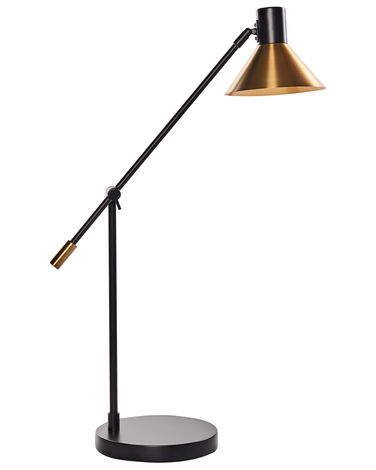 Lampe de bureau PINKEEN Métal Doré