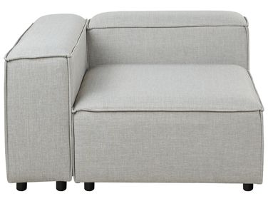 Module d'angle ARDAL Tissu Gris clair Côté droit