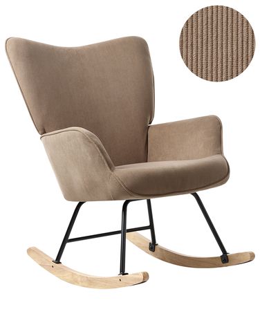 Schommelstoel ARSET Corduroy Taupe
