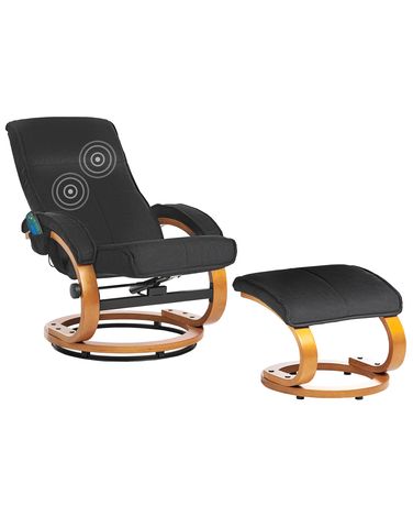 Fauteuil massant HERO Tissu Noir