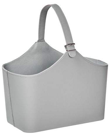 Basket ELAM Faux Leather Grey