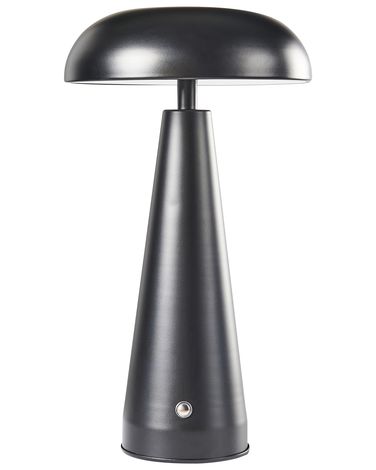 Lampe de table LED sans fil BOCONO Avec variateur Métal Noir