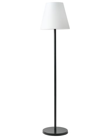 Lampadaire solaire d'extérieur à LED FONESCA Avec télécommande Blanc