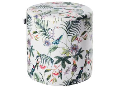 Pouf LOVETT Velours Multicolore