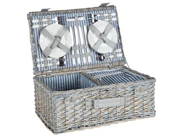 Picknickmand FIGUE Wicker Grijs