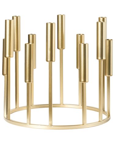 Candle Holder TRAFARIA Metal 26 cm Gold