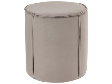 Poef SEDONA Fluweel Taupe