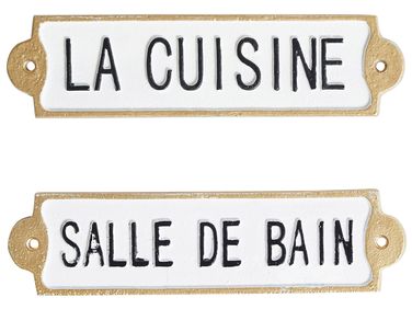 Décoration murale ISERE 6 cm Blanc
