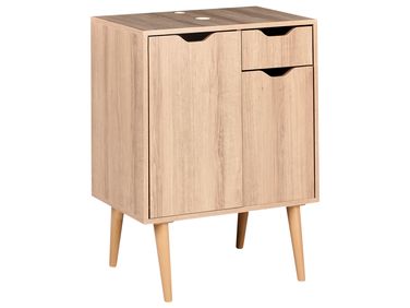 Meuble-lavabo CANOAS 60 cm Marron clair
