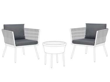 Outdoor Cushion Cover Set GARGANO Grey
