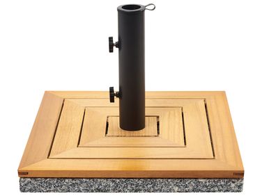 Parasolvoet CECCANO Bruin Vierkant 21 kg