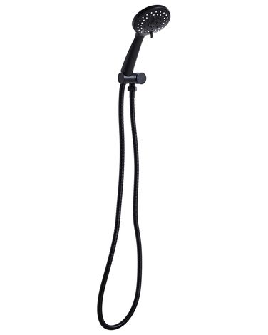 Kit de pommeau de douche avec tuyau flexible TAMUSHAL 3 modes Noir