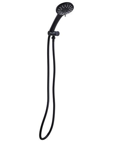 Kit de pommeau de douche avec tuyau flexible CHURUN 4 modes Noir