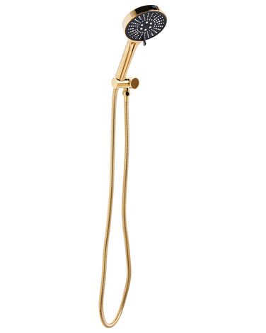 Kit de pommeau de douche avec tuyau flexible MAPIRI 6 modes Doré