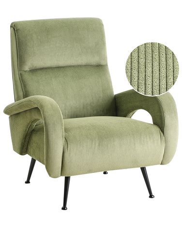 Armchair SVALOV Corduroy Green