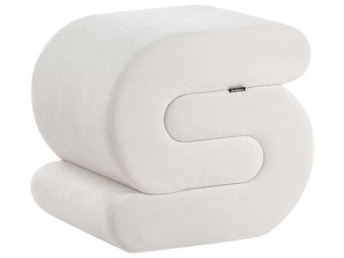 Pouffe ARCADIA Chenille Off-White