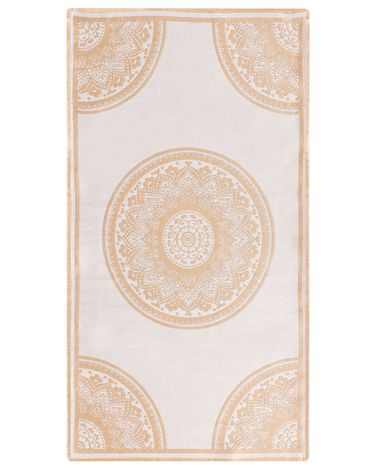 Outdoor Rug HUBLI Beige 80 x 150 cm