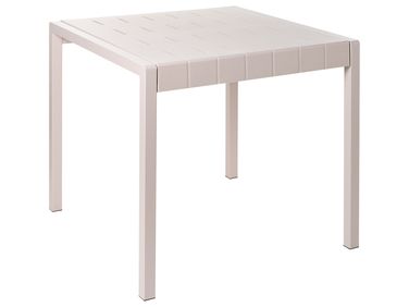 Garden Dining Table BARTICA 81 cm 84 cm Beige