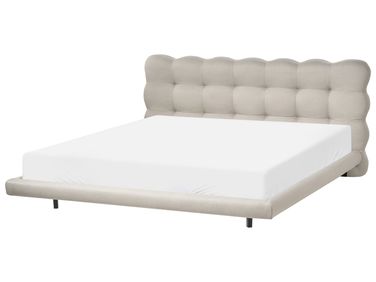 Lit avec sommier Tissu SOULISSE 180 x 200 cm Beige