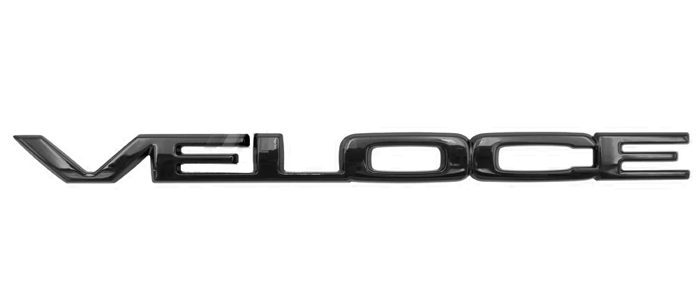 “Veloce” bagde Alfa Giulia  – Zwart Metallic