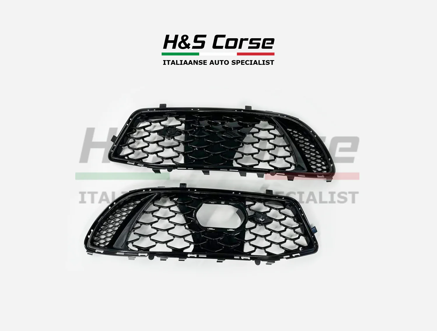 Alfa Giulia 2.0 2023 Competizione Voorbumper Roosters inclusief radar kapje
