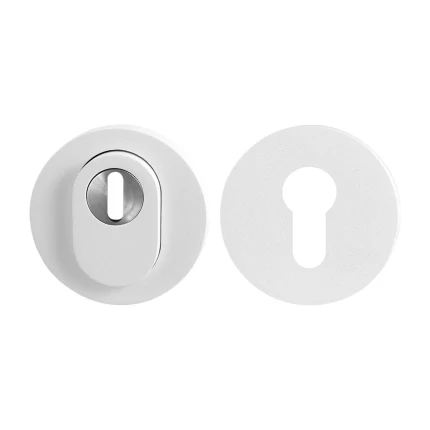 Veiligheidsrozetten rond met kerntrekbeveiliging | GPF | wit